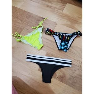 3 pieces of bikini bottoms